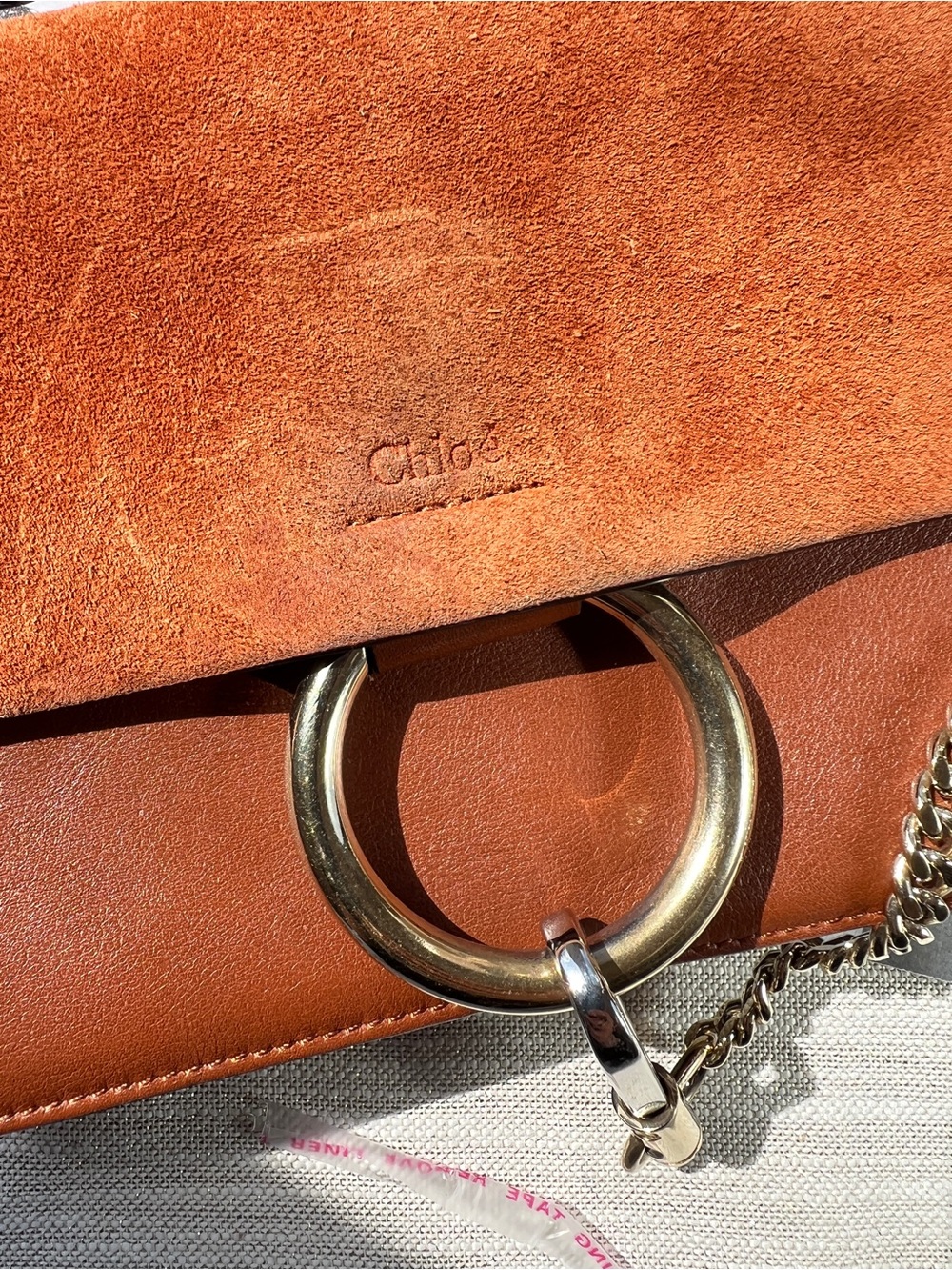 Chloe Leather Faye Brown - Picture 2 of 11